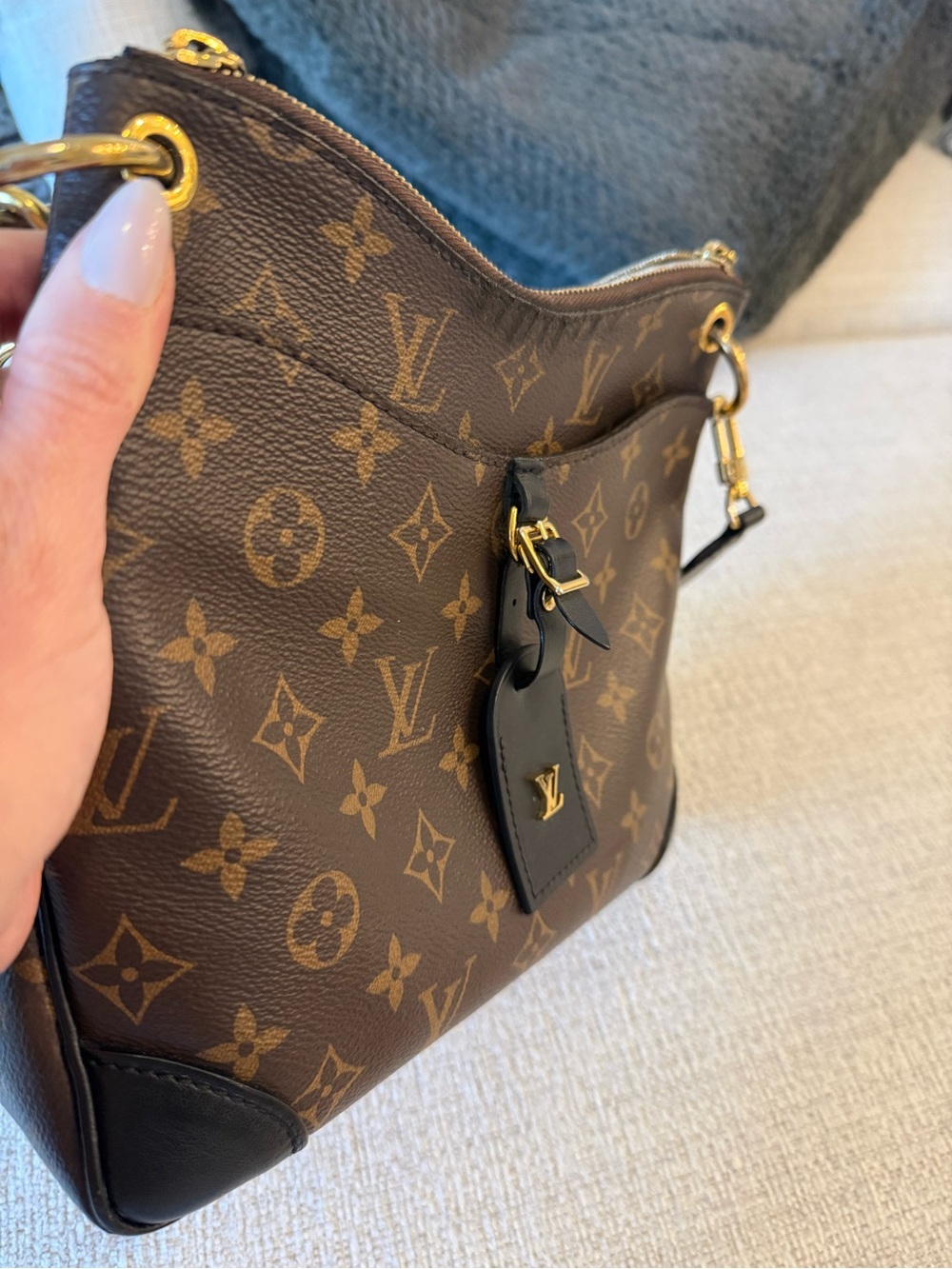 Louis Vuitton Monogram Odeon PM Black leather with Gold Hardware - Picture 5 of 16